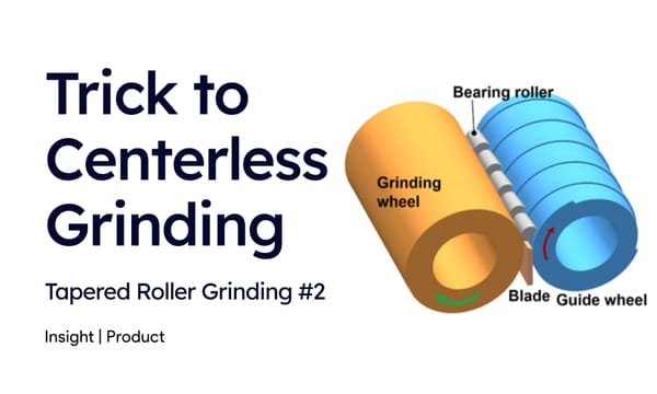 Insight | Tapered Roller Grinding #2 What's the Trick to Centerless Grinding?